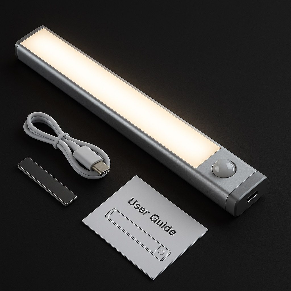 Motion Sensor LED Lights – Rechargeable, Wireless & Easy Install